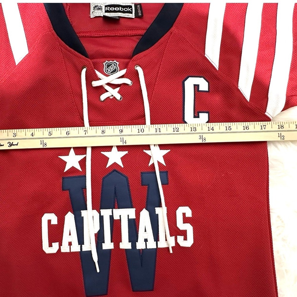 Reebok Washington Capitals Jersey Womens S Red Excellent Ovechkin Winter 2015 - Picture 12 of 16